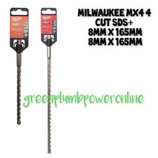 Image of Milwaukee MX4 SDS Drill Bits 8.0x 165mm 8.0 x 265mm MX4