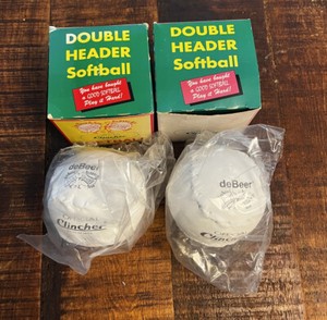 Douzaine De Balles De Softball DeBeer F12 Official Clincher 12 Pouces - Neuves