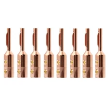 10PCS Pure Copper Banana Connector Plug for Speaker Cable