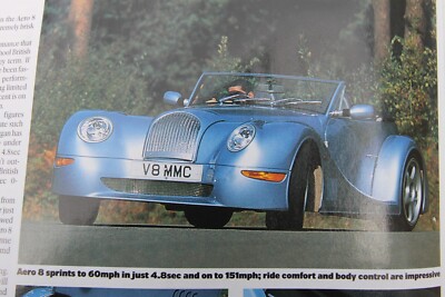Original 2001 Autocar mag road test No 4516: MORGAN AERO 8