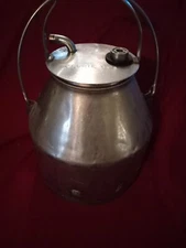 vintage Chore Boy Milking  MILKER Bucket STAINLESS STEEL Cow Goat used