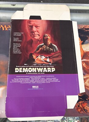 Demonwarp Videomark Video Store Promotional Display VHS Box 1988