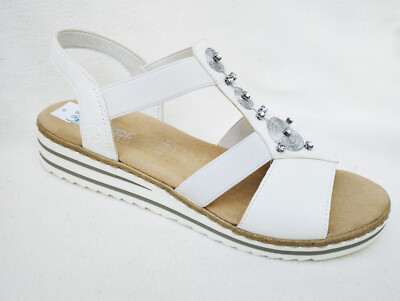 Rieker Damensandaletten Rieker Sandalen Damen Reduziert WeiÃƒÂŸ