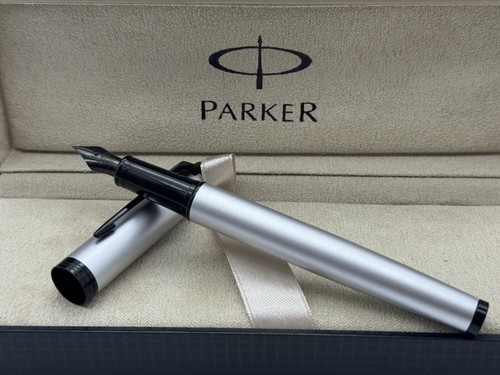 Excellent Parker IM Series Fountain Pen Multicolor Fine Point Blue Ink Gift Box - Picture 34 of 70