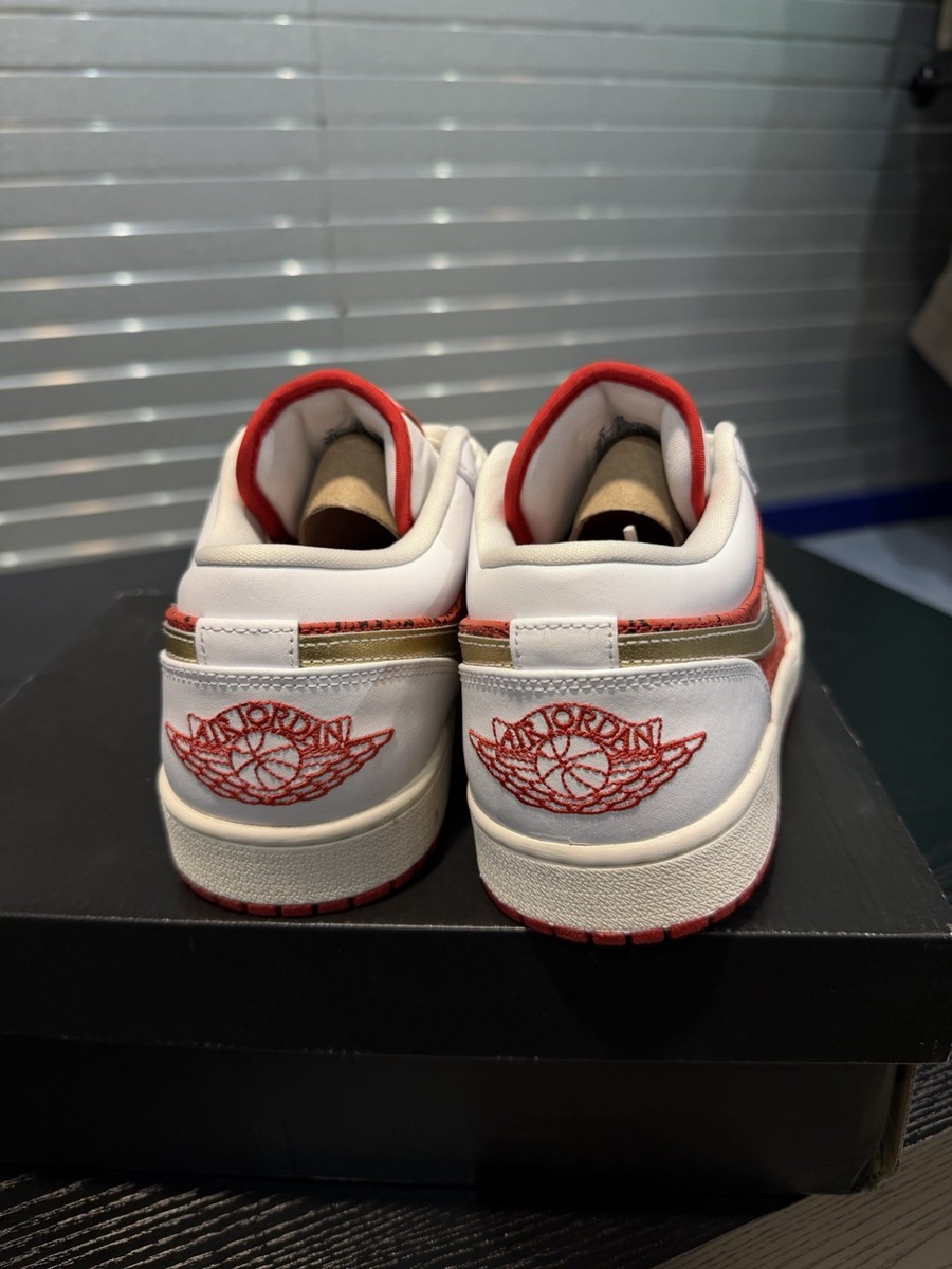 Nike Air Jordan 1 Low SE Spades Men's Size 9 Sneakers DJ5185-100