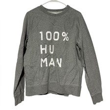 Everlane 100 Human Gray Sweatshirt Women Size M Thick Casual Lounge Comfy Cozy