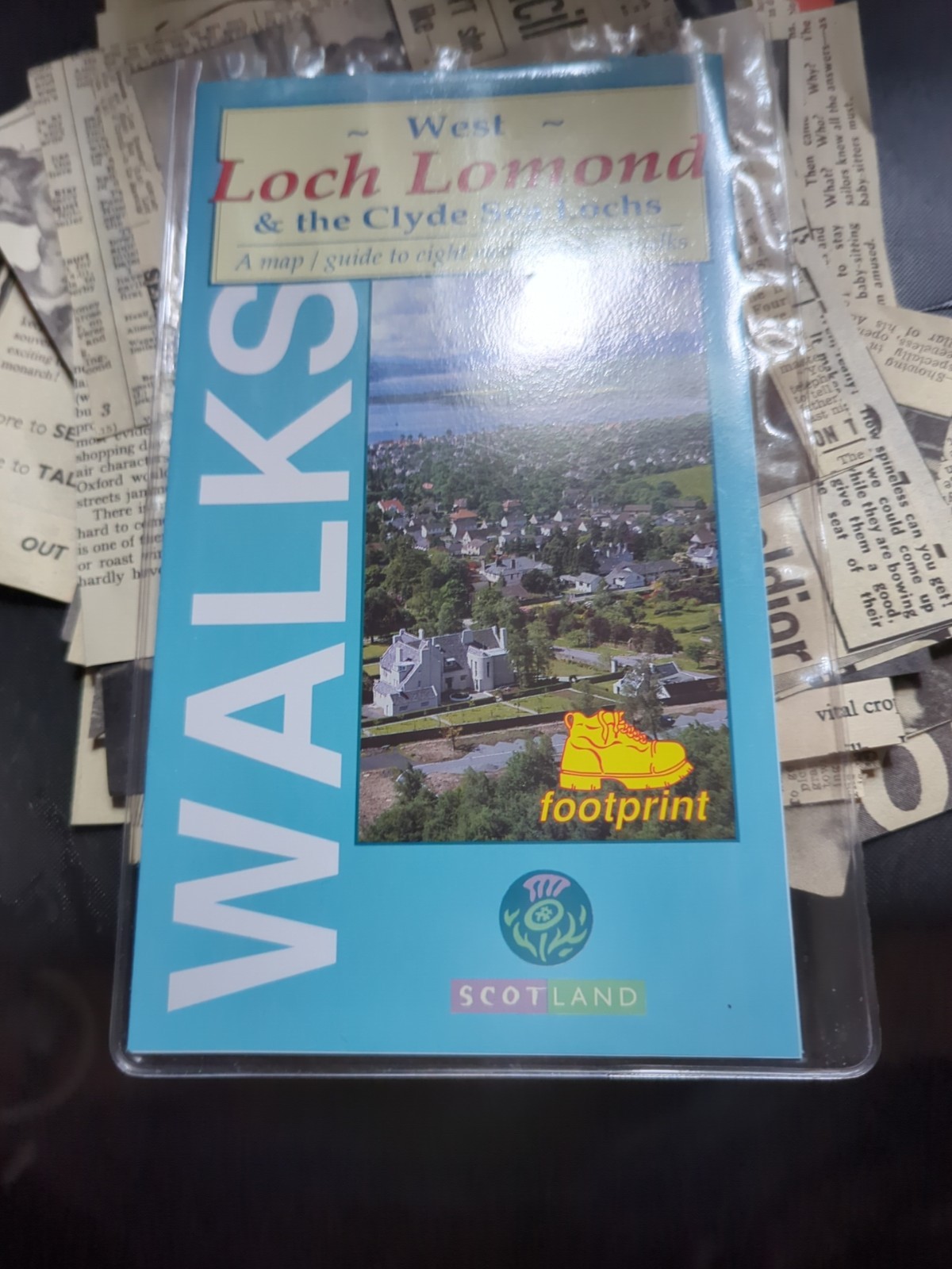 Walks Around West Loch Lomond and the Clyde Sea Lochs by Footprint (Sheet map,