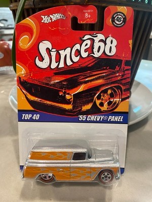 2008 Hot Wheels Since 68-Top 40 8/40 '55 CHEVY PANEL Silver w/Red Line Chrome5Sp