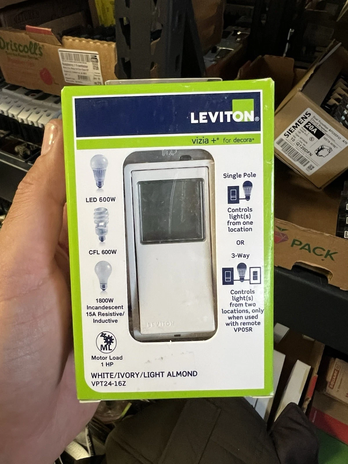 Leviton VPT24-16Z 24-Hour Programmable Timer - White
Opens in a new window or tab