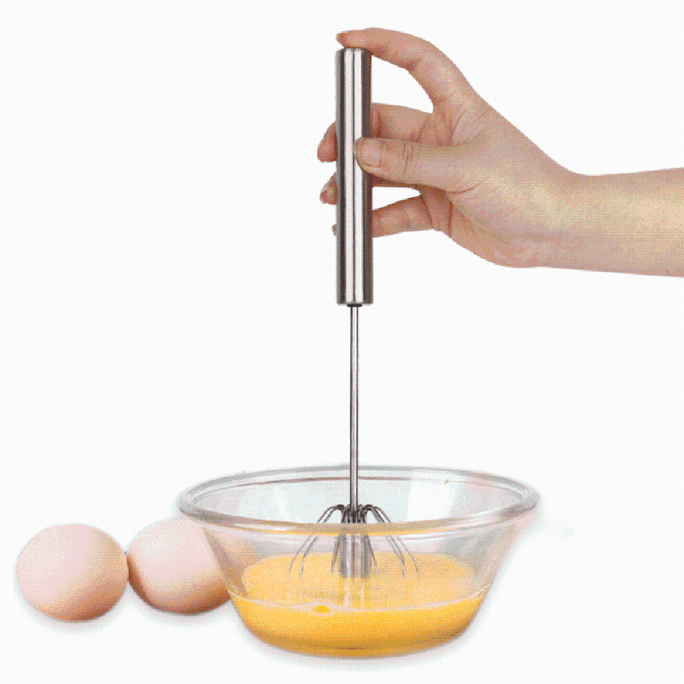 Hand Push Mixer Rotary Hand Mixer Ergonomic Design Cooking Tasks Easy ...