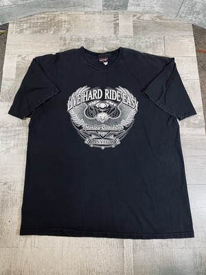 Harley Davidson Cafe TShirt Las Vegas Motorcycles Black Men s XL Excellent