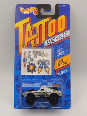 Hot Wheels 1993 - Tattoo Machines - Sting Rod - Ammo - silber - 1:64