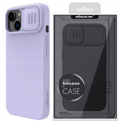 NILLKIN CAMSHIELD SILKY SILIKONHÜLLE FÜR IPHONE 14 PLUS HÜLLE MIT ABDECKUNG