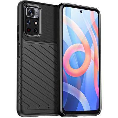 Hülle geeignet für Xiaomi Poco M4 Pro 5G Schutzhülle - Schwarz