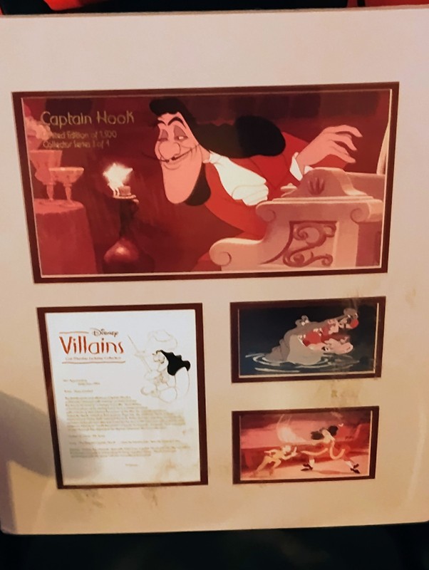 Captain Hook Disney themed print