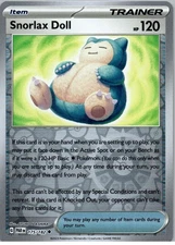 Snorlax Doll - Uncommon - SV04: Paradox Rift - 175/182 - NM - Reverse Holo