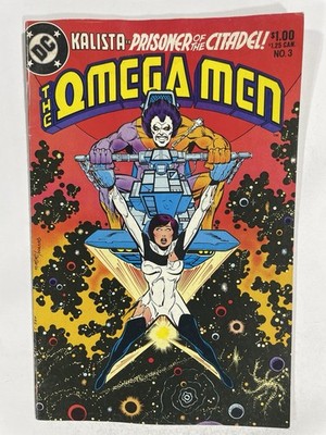 Omega Men 3 VG Very Good 4.0 Water Damage 1st Lobo DC Comics 1983