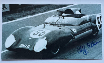 Cliff Allison  - Formel 1 -  original Autogramm  - Größe 18 x 10 cm