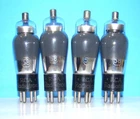Type 58 RCA radio audio amplifier vintage vacuum 4 tubes valves tested ST 258