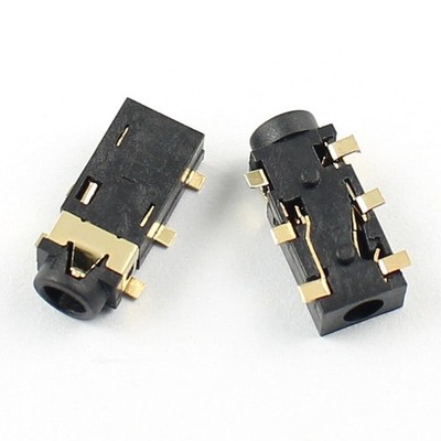 5Pcs PJ242 Female Audio Connector 2.5mm 6 Pin 6P SMT SMD Headphone Phone Jack #w