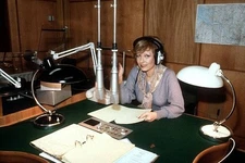 Dagmar Berghoff in the studio at in Hamburg Germany 1970s Old Photo 6