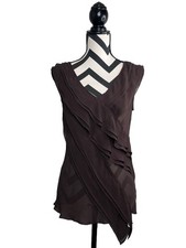 Ideology Sz L Whimsigoth Y2K 100% Silk Sheer ...
