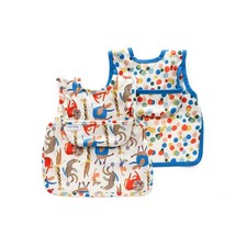 Esembly Bib for Baby, Waterproof 2 pack - Circus  Funfetti, Si... USA FAST SHIP
