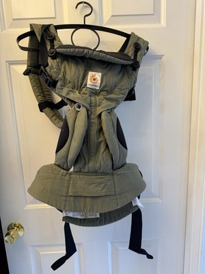 Ergobaby Omni 360 Baby Carrier Khaki Green All Position Ergonomic Infant Used