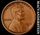 1917-S Lincoln Wheat Cent - Scarce  Better Date  No Reserve  #J9649