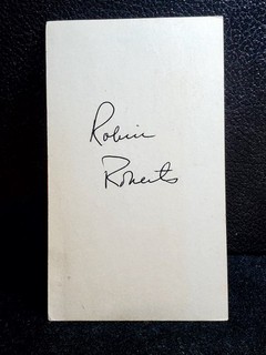 ROBIN ROBERTS PHILLIES HOFer AUTOGRAPHED 1976 GOVERNMENT POSTCARD