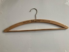 VTG German Wooden Clothes Hanger MAINZ-KASTEL authentic rare EUC