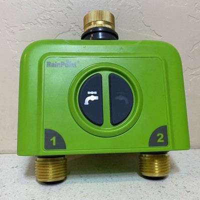RAINPOINT Water Timer for Garden Hose 2 Zone Sprinkler No Back plate **