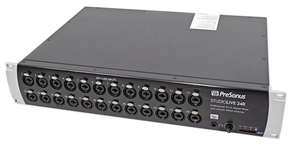 PRESONUS Studiolive 24R 24-Channel Digital Rack Mount Mixer w/24 XMAX Preamps - Image 2 of 4