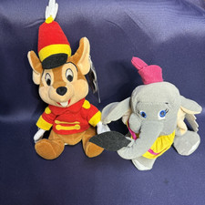Disney 8" Beanie Dumbo and Timothy Disney Store Beanies New with tags