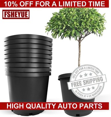 1 / 2 /3/5/7/10/15/20 Gallon Plastic Nursery Pots Garden Plant Flower Pot