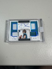 2021 Panini One Trevor Lawrence Rookie Quad Patch Auto RC /35 ON CARD SP ??. rookie card picture