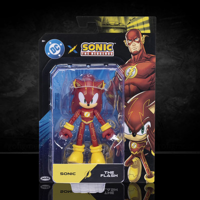 DC x Sonic the Hedgehog 5'' Sonic as The Flash Action Figure