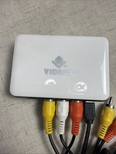 VIDBOX VCDE8 USB VHS Video Capture Converter RCA Cables Analog to Digital