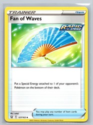Fan of Waves 127/163 Battle Styles Uncommon Trainer