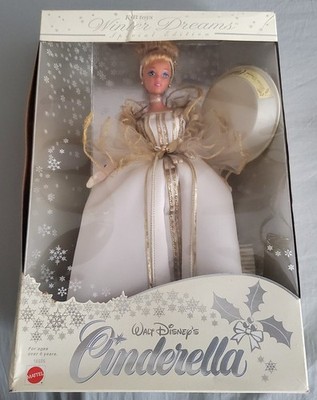 DISNEY'S ~ * CINDERELLA * ~ WINTER DREAMS ~ 12''  DOLL - MATTEL KB TOYS - NEW