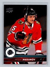2017-18 Upper Deck #293 Artem Anisimov Chicago Blackhawks