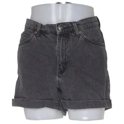 Topshop, Jeans Shorts, Größe: 38, model: mom, Grau, Baumwolle/Polyester #f7S - Bild 1 von 4