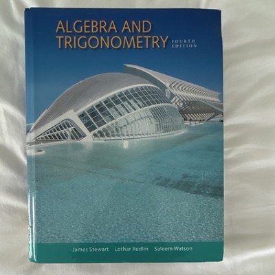 Algebra and Trigonometry 4th Edition Hardcover Stewart Redlin Watson Cengage