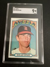 1972  Topps  #595  NOLAN RYAN METS  SGC/9  MINT