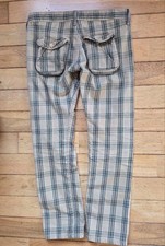 Junya Watanabe Man Check Pants navy green pattern used condition