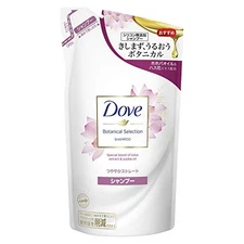 Dove Botanical Selection Shiny Straight Shampoo Refill 350g