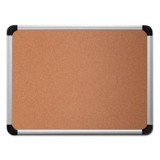 Universal Office Products UNV43713 Cork Board With Aluminum Frame, 36 X 24,