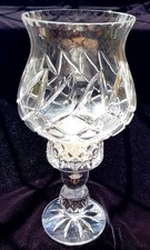 VICTORIAN STYLE GLASS CANDLE LAMP
