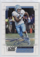 2019 Score Rookies Signatures Anthony Ratliff-Williams #389 Auto 1ek2