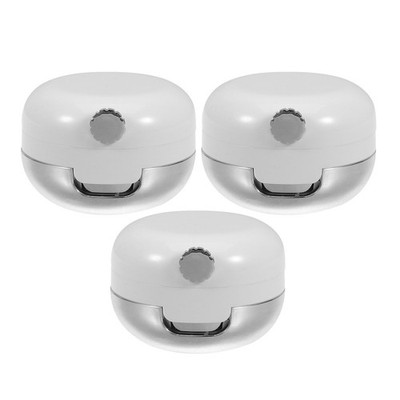  3 Pcs Empty Lipstick Container Balm Jar with Silicone Applicator